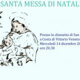 ... il manifesto della Messa di Natale 2022 per i soci CAI di Vittorio Veneto ...